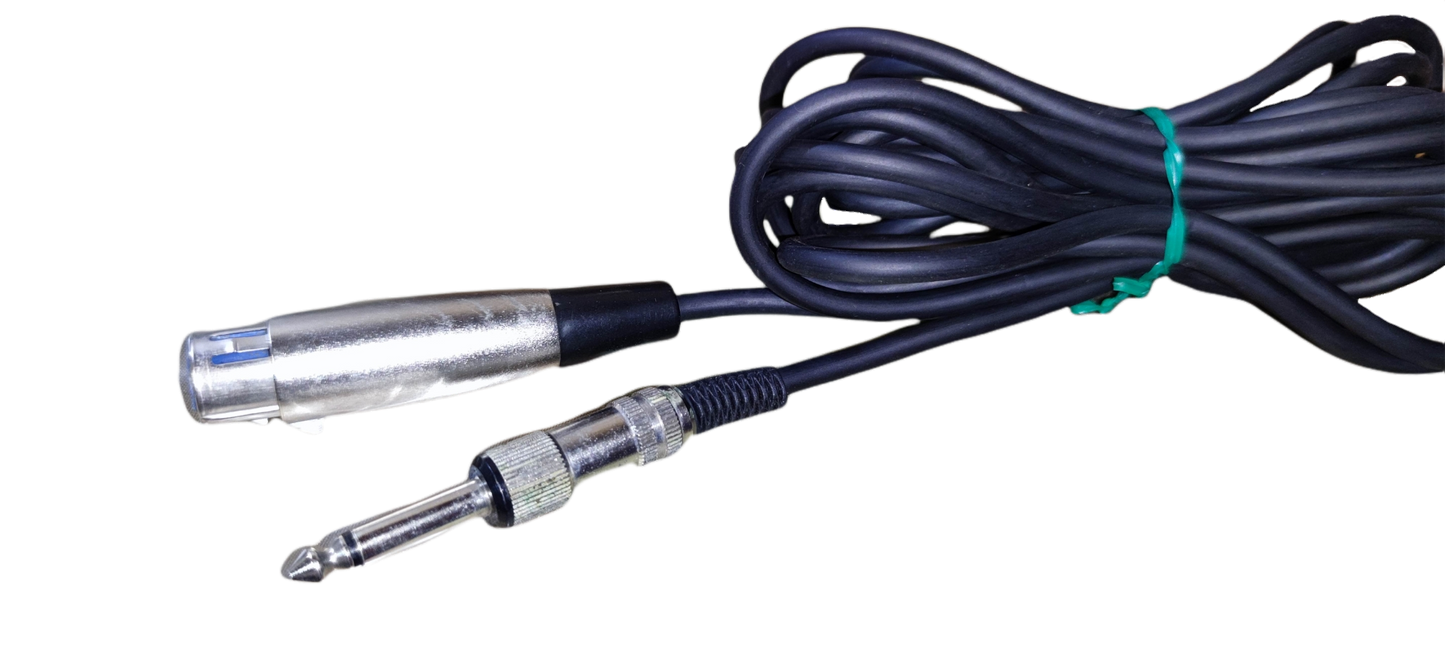 Microphone Cord 5 Meters, PL-55 to Canon Jack, PL55 Plug to XLR Jack, Karaoke Microphone Cord 5 Meters