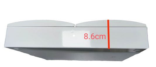 Himel and ZY 1Pole Miniature 32 Ways Distribution Box in white with compact design and 8.6cm width