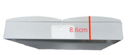 Chint Distribution Box Metal Base NB1 Type in white with compact and durable design for electrical circuitry