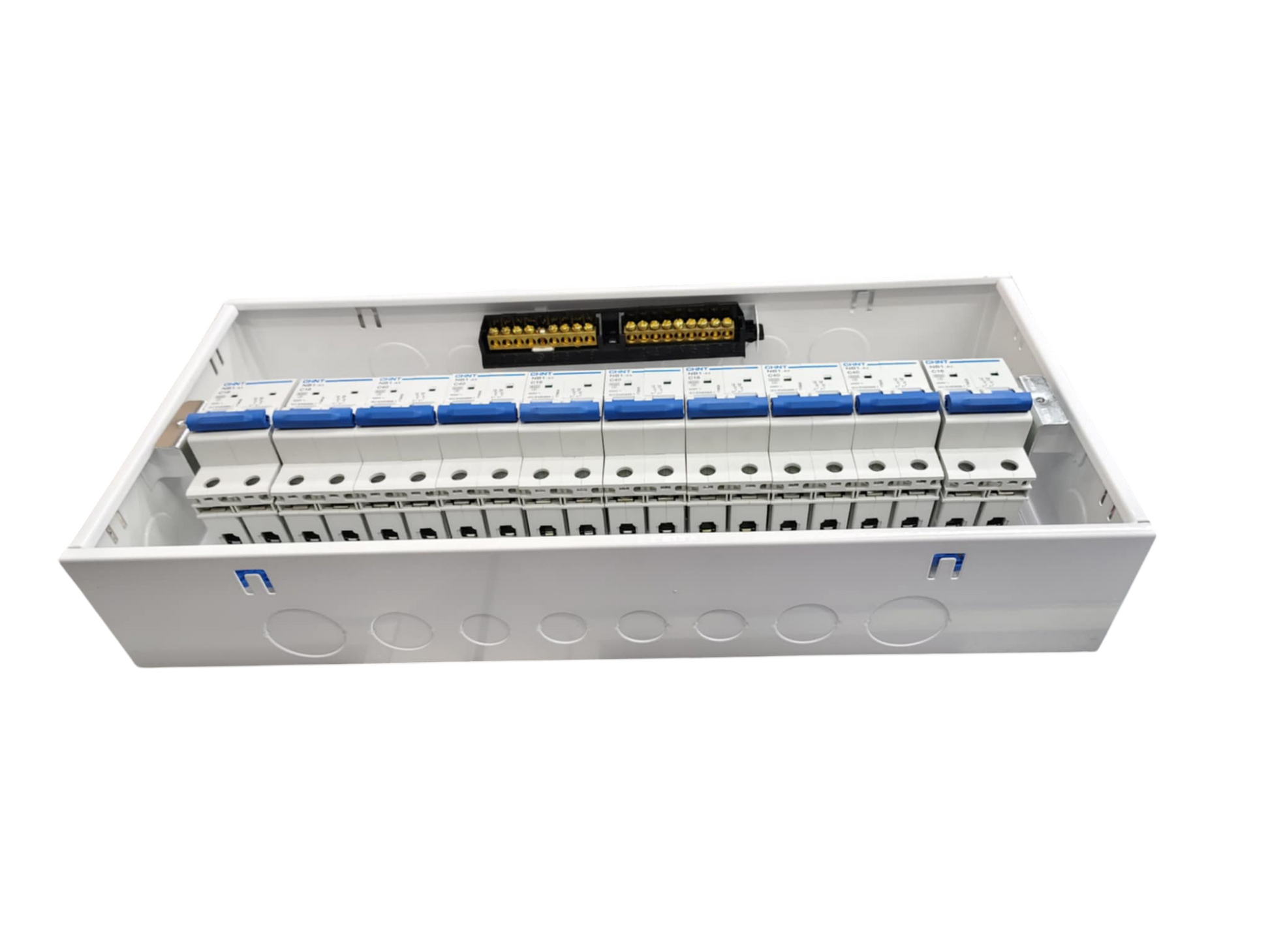 Chint distribution box with Bus Bar Flush Type electrical circuitry and parts with circuit breakers