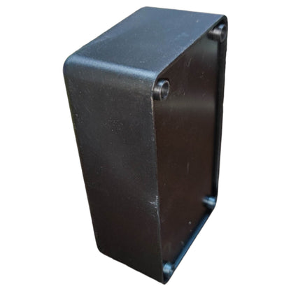 128mm x 75mm x 48mm DIY Plastic Box in black for housing electrical circuitry and parts