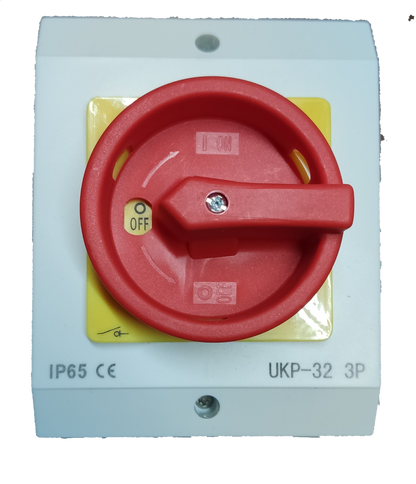 Grippes Isolator Switch 32A 3Pole 220V , Disconnect Switch 3 Pole 32A 220V,  Isolation Switch