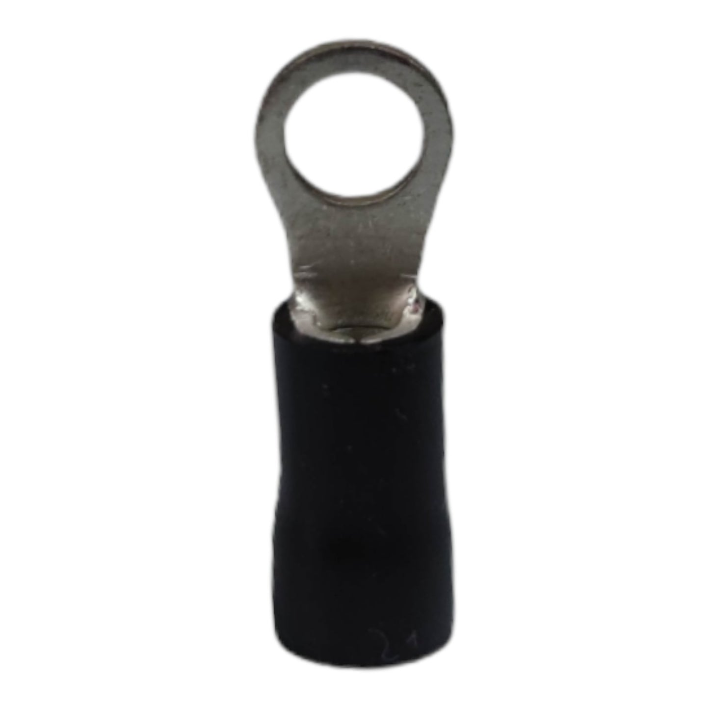 Local Terminal Lugs Ring Type Black Insulation 3.5mm (5Pcs + 5Pcs Free) , Ring Terminal Lugs,  Round Terminal Lugs