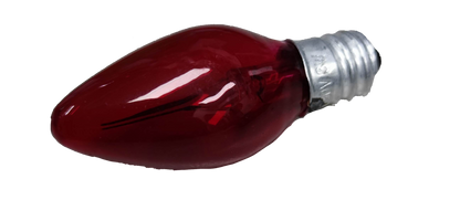 E12 red flame flicker bulb 220V designed for creating a warm, decorative ambiance