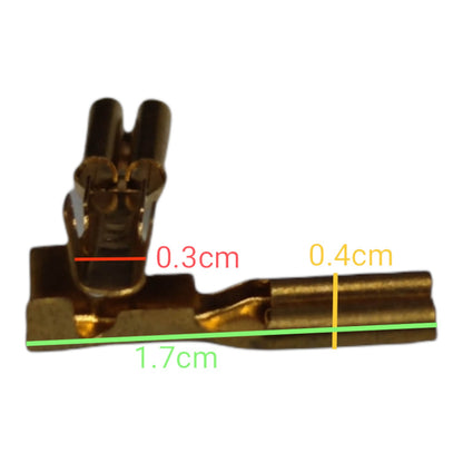 Local Terminal Lugs Connector Type for 3.5mm Wire 4mm Head Male and Female, Spade Connector 4mm Male and Female, Terminal Spade Connector, Spade Terminal