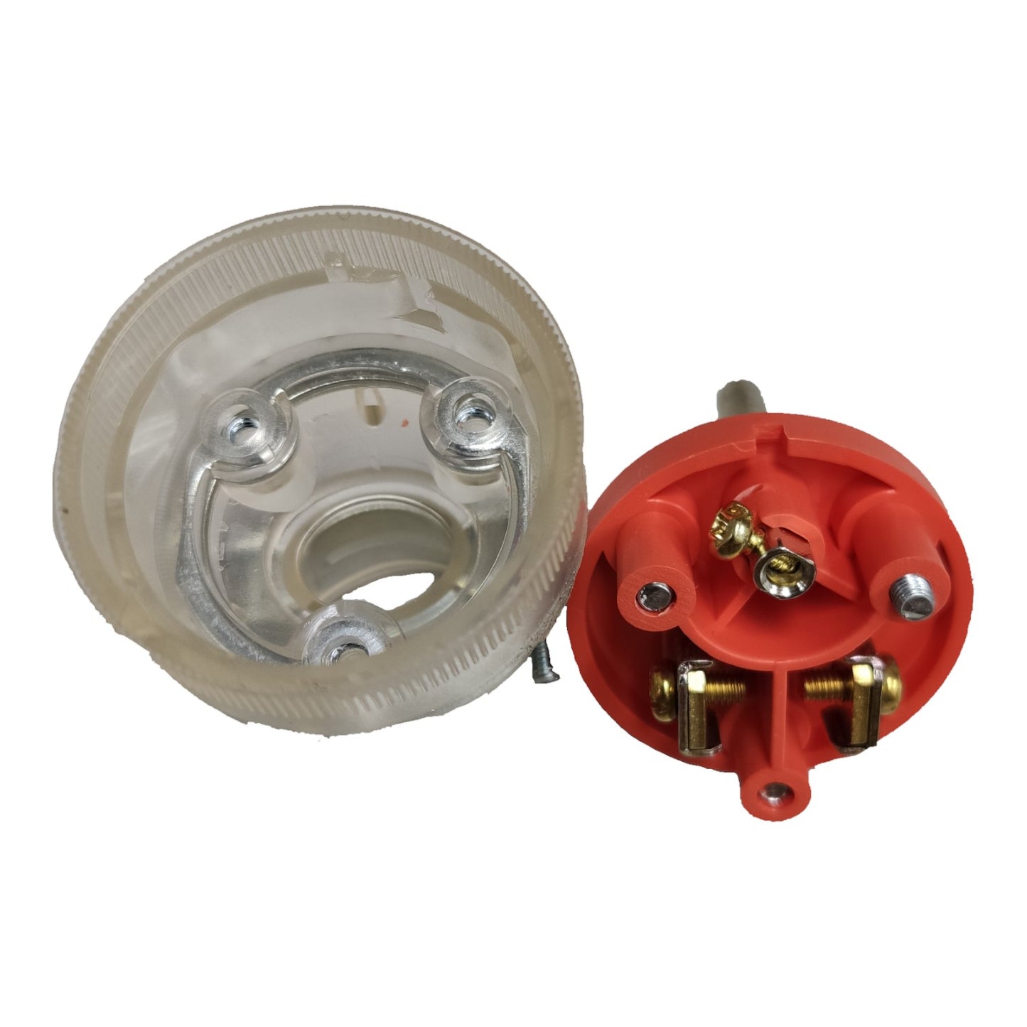 Omni Electrical Rubber Plug Flat Pin with Ground 15A 250V Transparent WPR-103