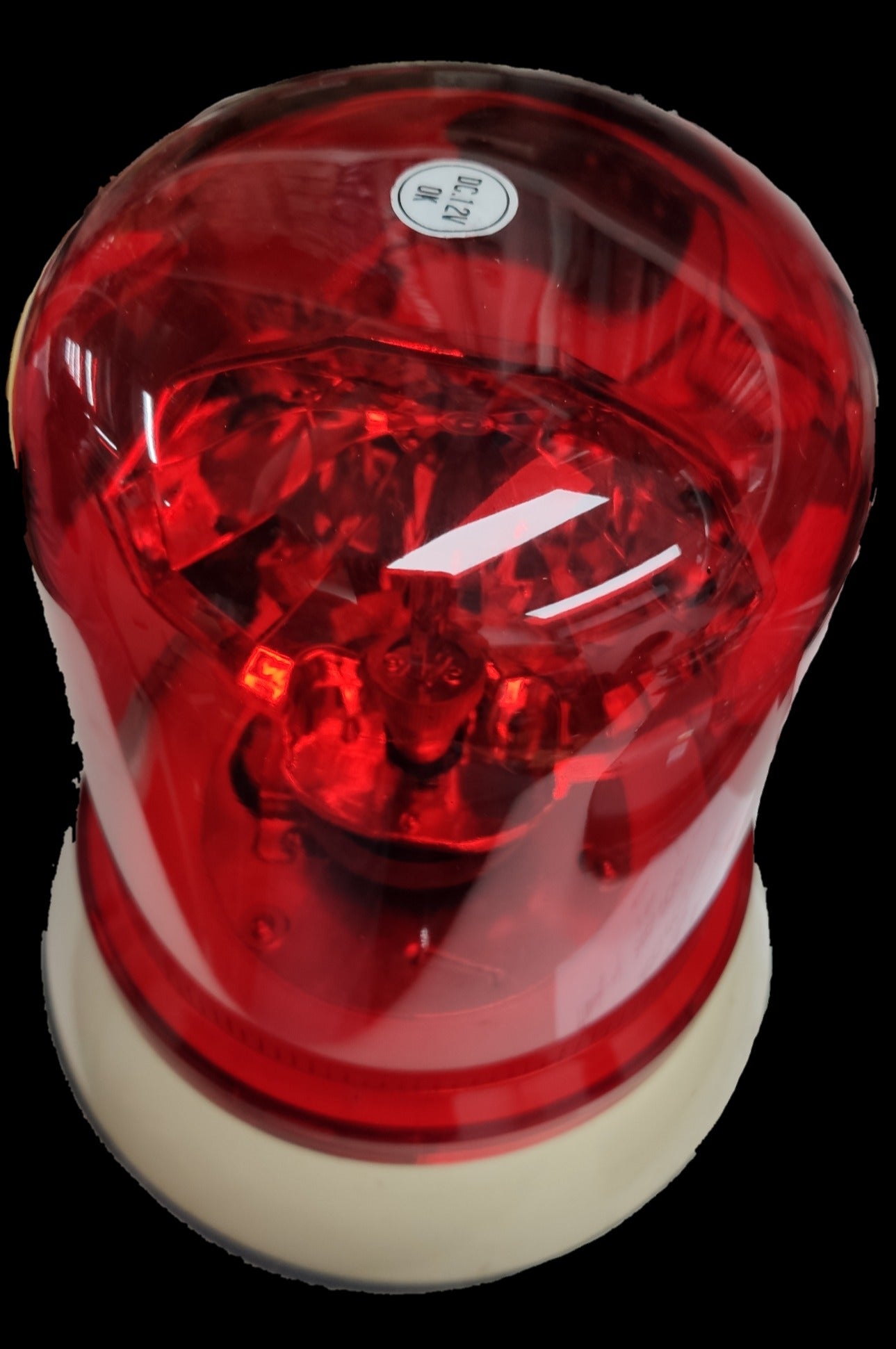 Revolving Lights Red 12V DC 55W Big, Warning Light 12V Emergency Light