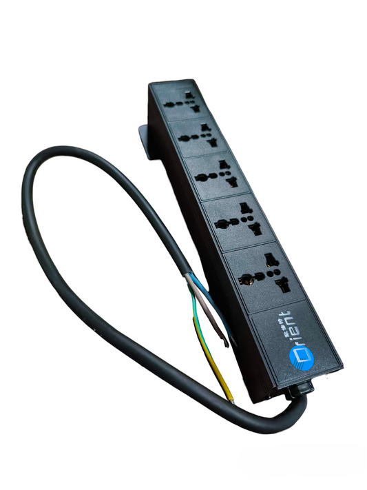 Grippes 5 Gang PDU 10A 250V 2500W Power Distribution Unit