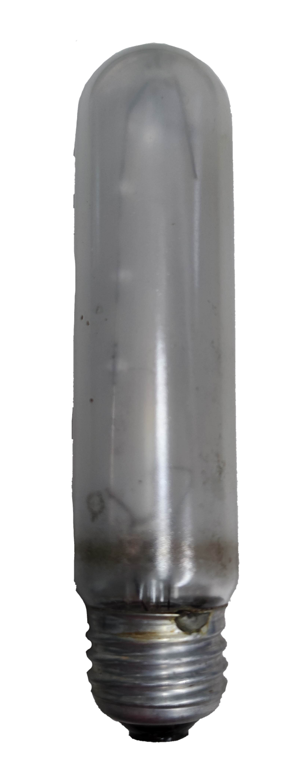 E27 120V tubular incandescent bulb with a clear glass body and metal screw base from China