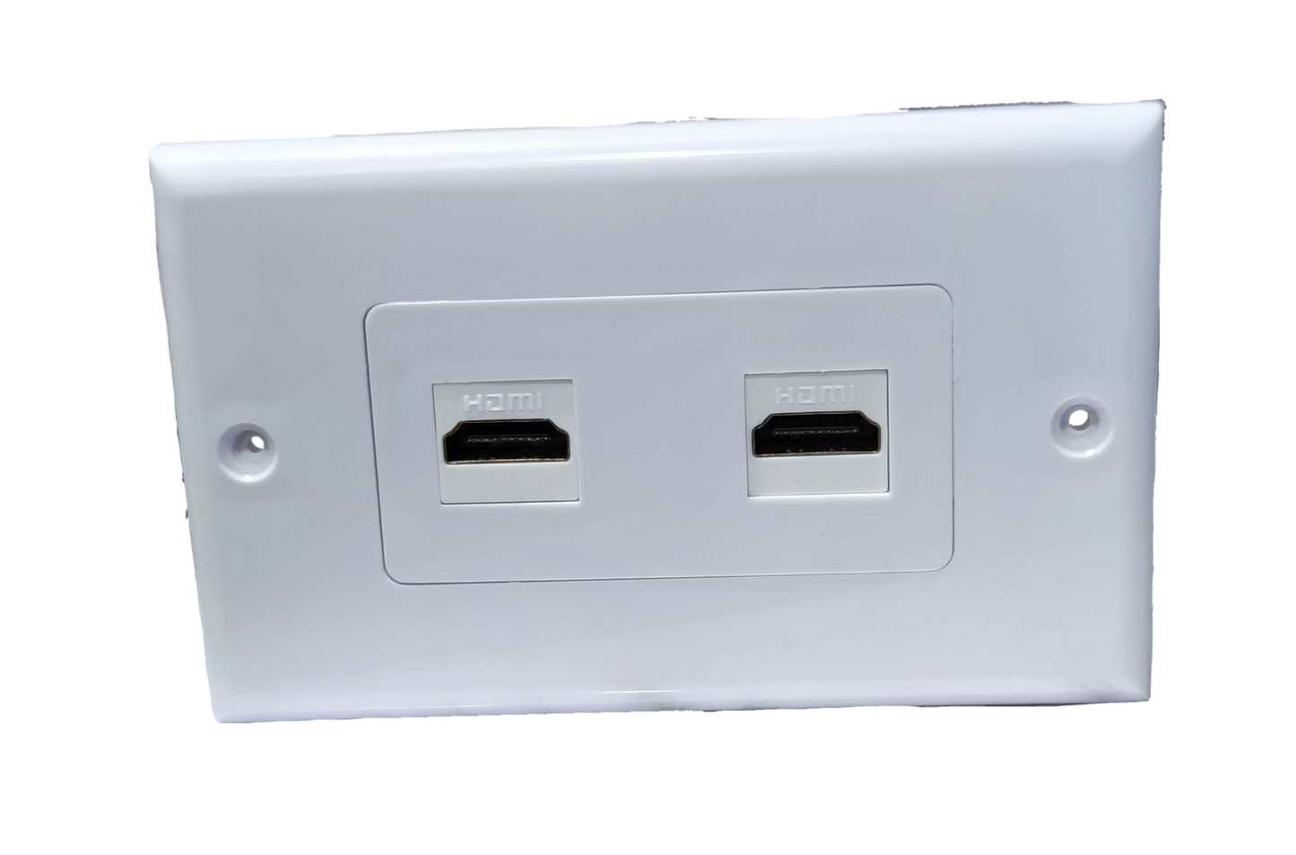 Grippes 2 Gang HDMI Outlet with Cord