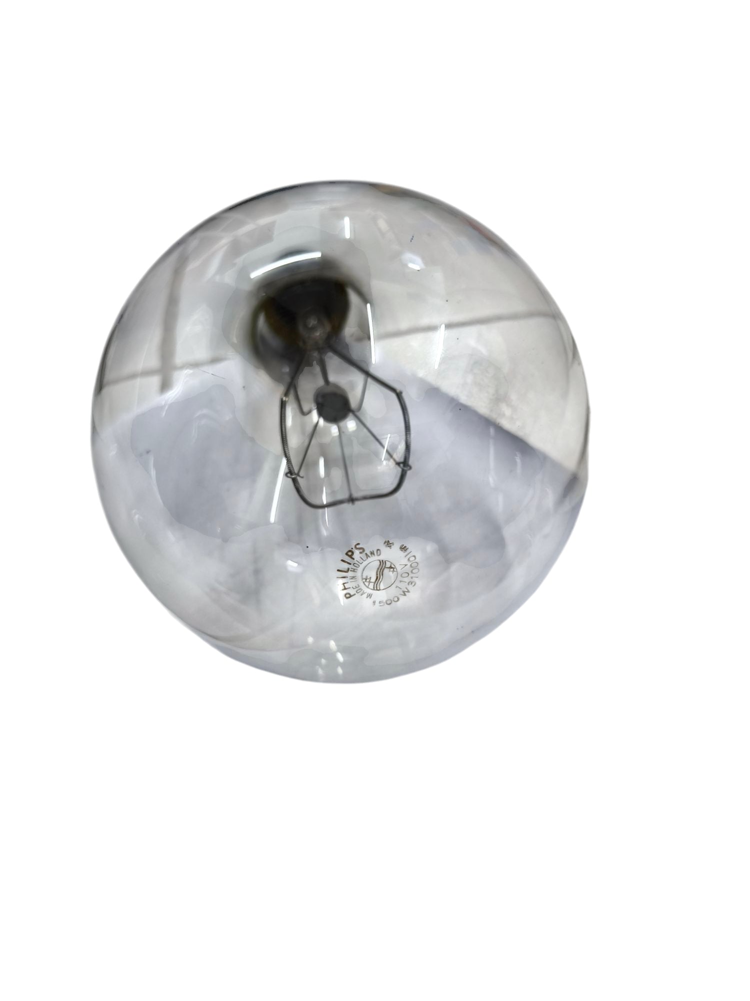 Philips E40 base non-lightable incandescent bulb with clear glass and visible filament inside