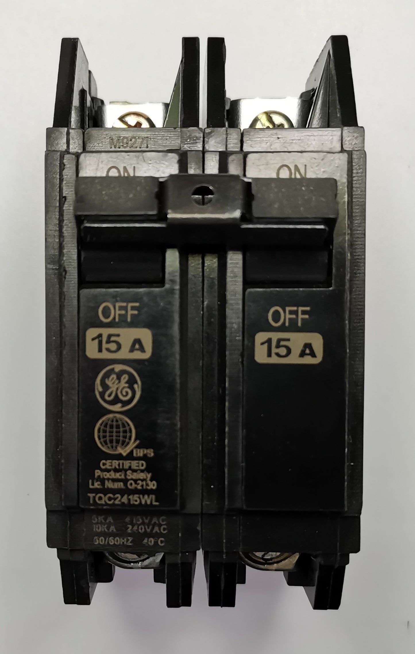 GE 15A Circuit Breaker 2 Pole Single Phase Bolt-on TQC , Circuit Breakers