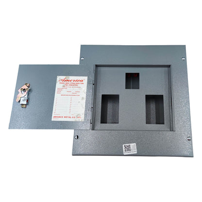 America Panel Board 4 Branches Center Main for 2 Pole Bolt On Circuit Breaker Surface or Flush Type Distribution Panel