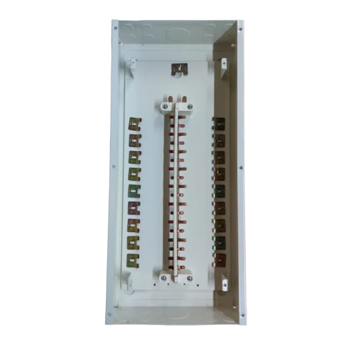 Panel Board 125A 2Pole 10KAIC 220V Main Miniature Circuit Breaker with 18 Branches 2 Pole Miniature Circuit Breaker (Royu) main, ( Panasonic) Branches