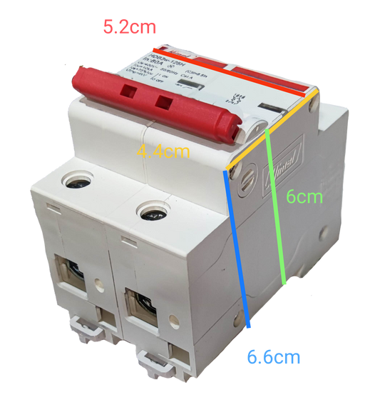 Himel 63A 3 Pole 6 KAIC 220V Miniature Circuit Breaker MCB HDB3wN3PC63