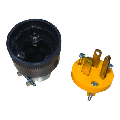 Eagle 15A 250V Heavy Duty Rubber Plug 3 Prong Type B CAT1709