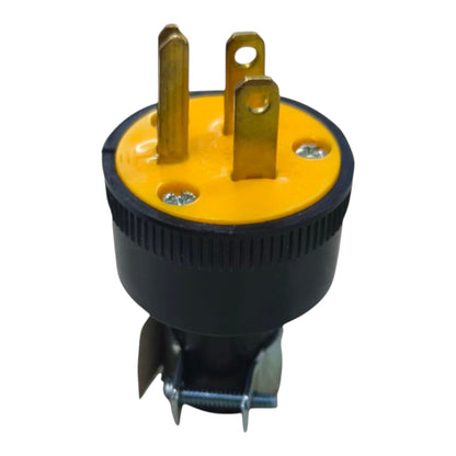 Eagle 15A 250V Heavy Duty Rubber Plug 3 Prong Type B CAT1709
