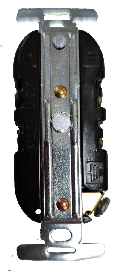 Eagle 2 Gang T-Slot Outlet 15A 250V electrical power point switch component