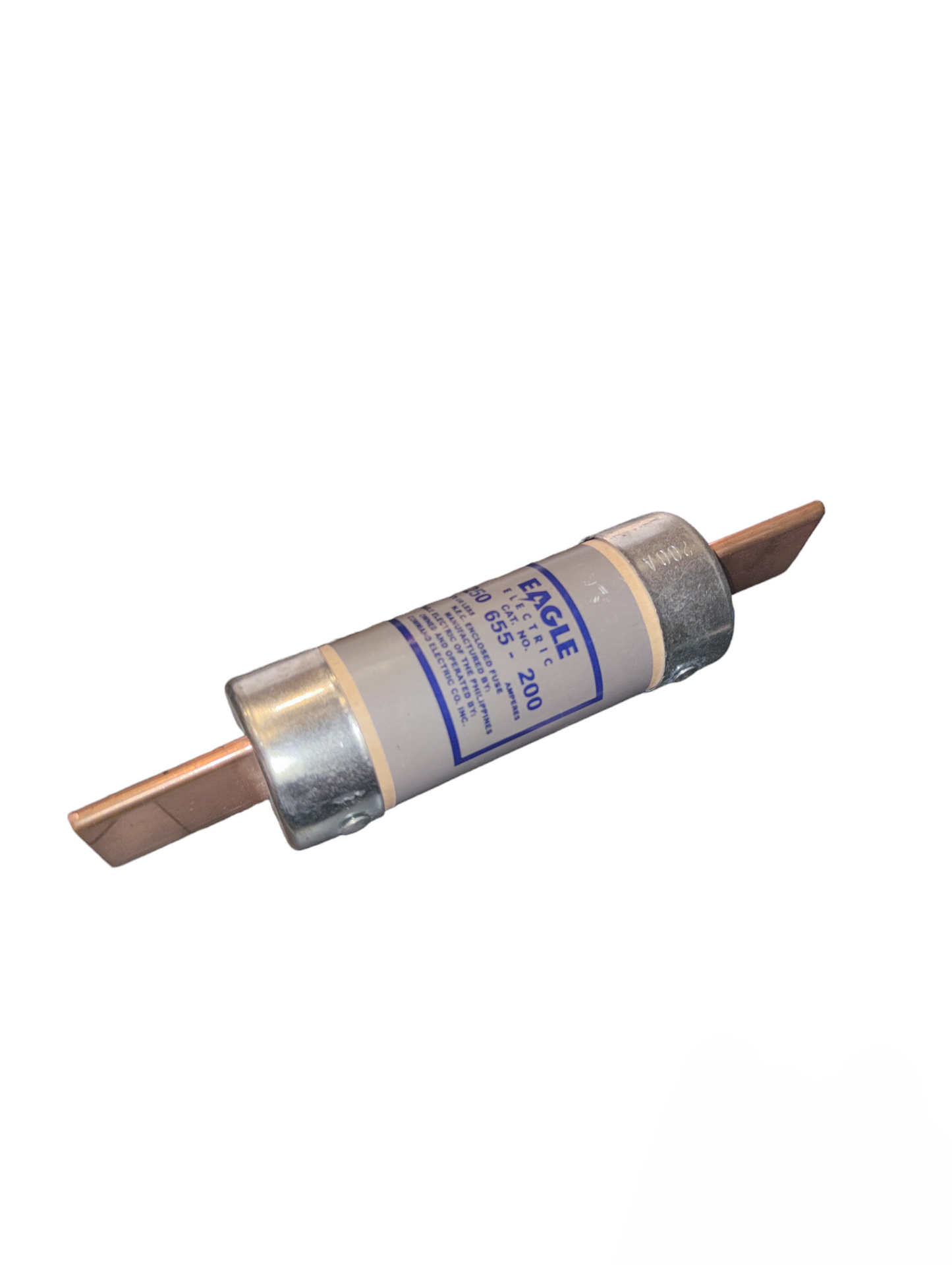 Eagle 200A Non-Renewable Fuse electrical circuitry part with metal connectors