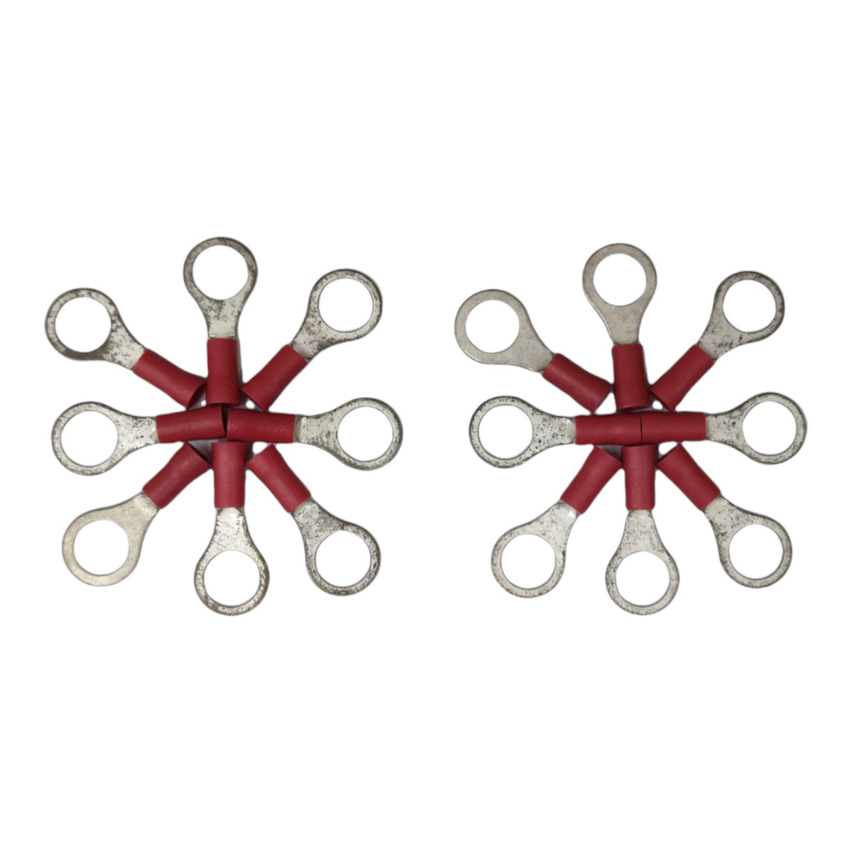 Local Terminal Lugs Ring Type Red Insulation 2.0mm (10Pcs + 10Pcs Free) , Ring Terminal Lugs,  Round Terminal Lugs