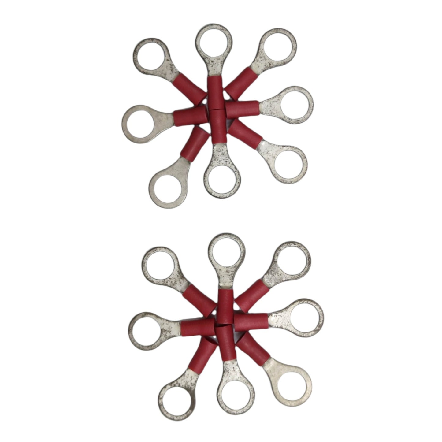 Local Terminal Lugs Ring Type Red Insulation 2.0mm (10Pcs + 10Pcs Free) , Ring Terminal Lugs,  Round Terminal Lugs