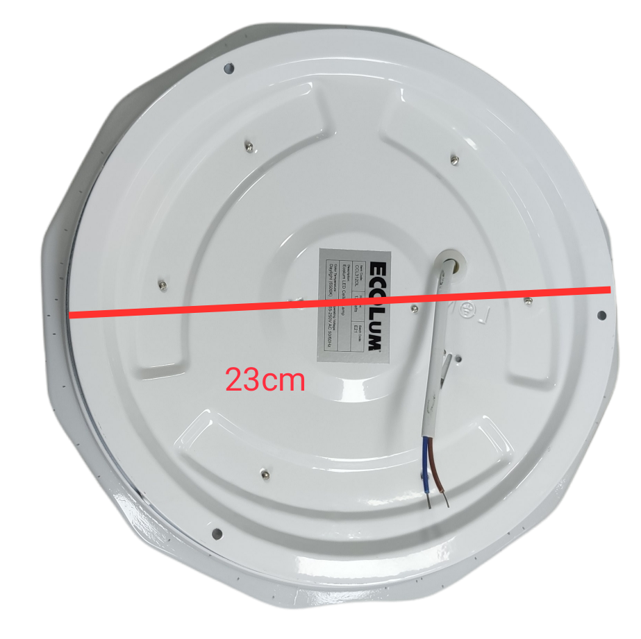 Electx 12W LED ceiling light daylight 6500K LED 220V with a 23cm diameter design for modern lighting