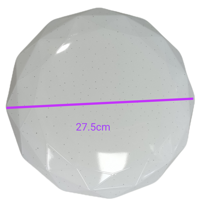 Electx Electrical Supply 12W LED ceiling light daylight 6500K LED 220V with stylish geometric design