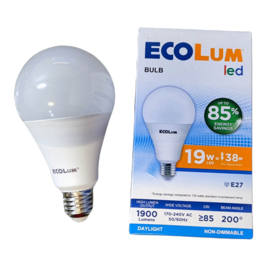 Ecolum 19W LED Bulb E27 220V Daylight 6500K CBI219DL