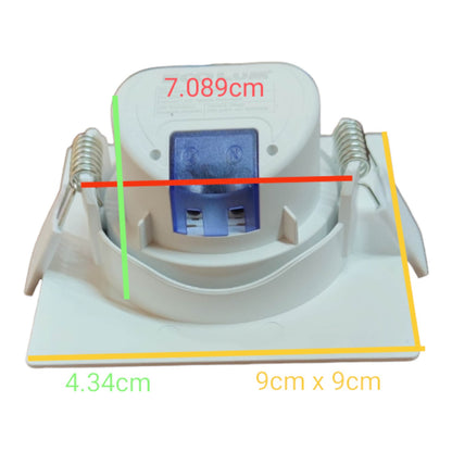 Ecolum 5W LED Tiltable Recessed Downlight Daylight 6500K 220V 3.5 Inches CDL1405DL