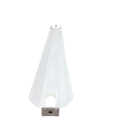 Ecolum industrial luminaire for LED fluorescent tube designed for efficient lighting in commercial spaces