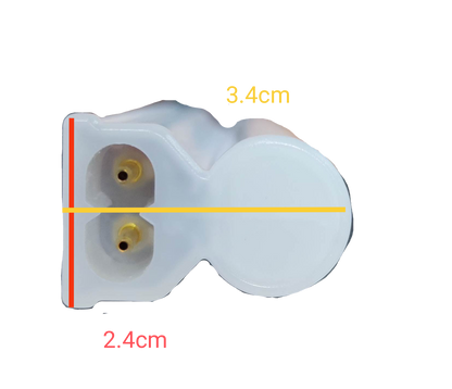 Ecolum LED Bulb Base with Dimensions 3.4cm by 2.4cm for Easy Installation
