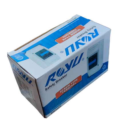 Royu 60A 2 Pole Circuit Breaker with PVC Enclosure RSB40A 60A Circuit Breaker with Housing