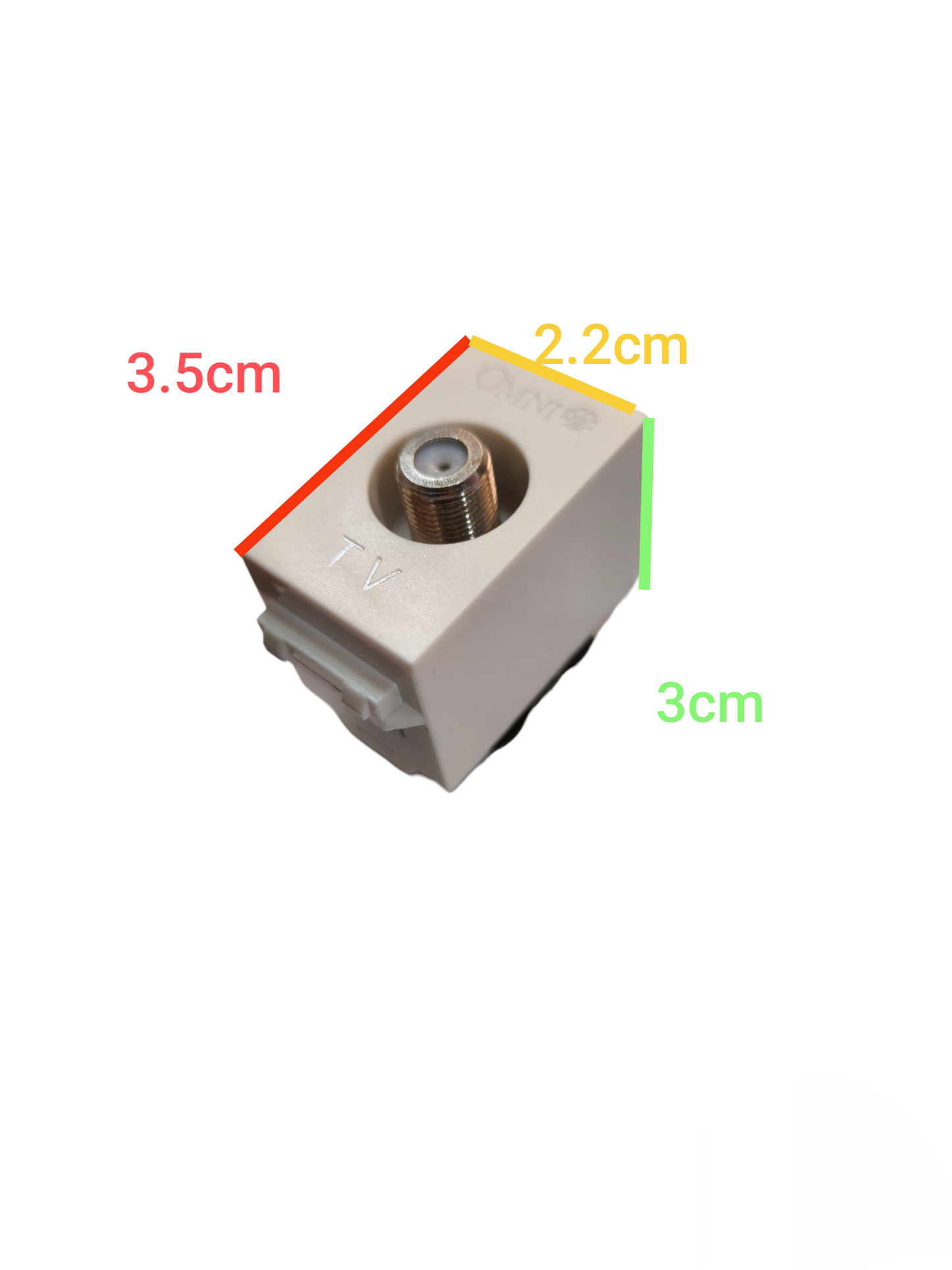 Omni Cable TV Outlet Wide Series WWV-301