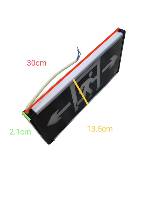 Exit Sign Left or Right 3W 220V DZ-BLZD-1LRE3W (J)SF