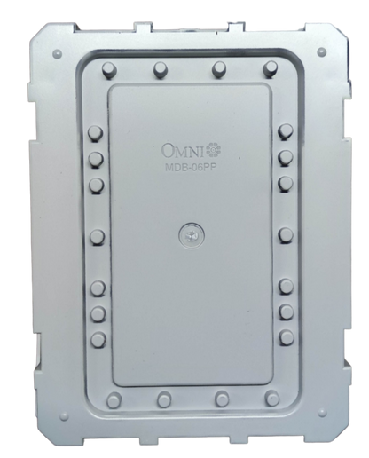 Omni 6 Ways Distribution Panel Box MDP-06PP Recessed Type Distribution Panel for Miniature Circuit Breaker