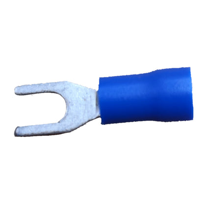 Terminal Lugs Y Type Blue Insulation 3.5mm - 10Pcs + 10Pcs Free, Y Terminal Lugs, Y Terminal Lugs