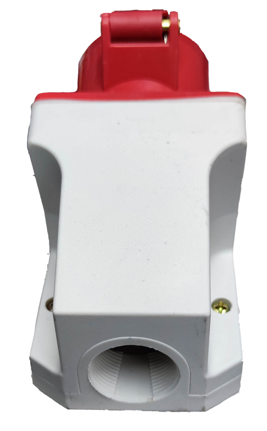 Grippes 16A 3P+E Industrial Outlet 16A 6h 380-415V Wall Type IEC309-2 #114