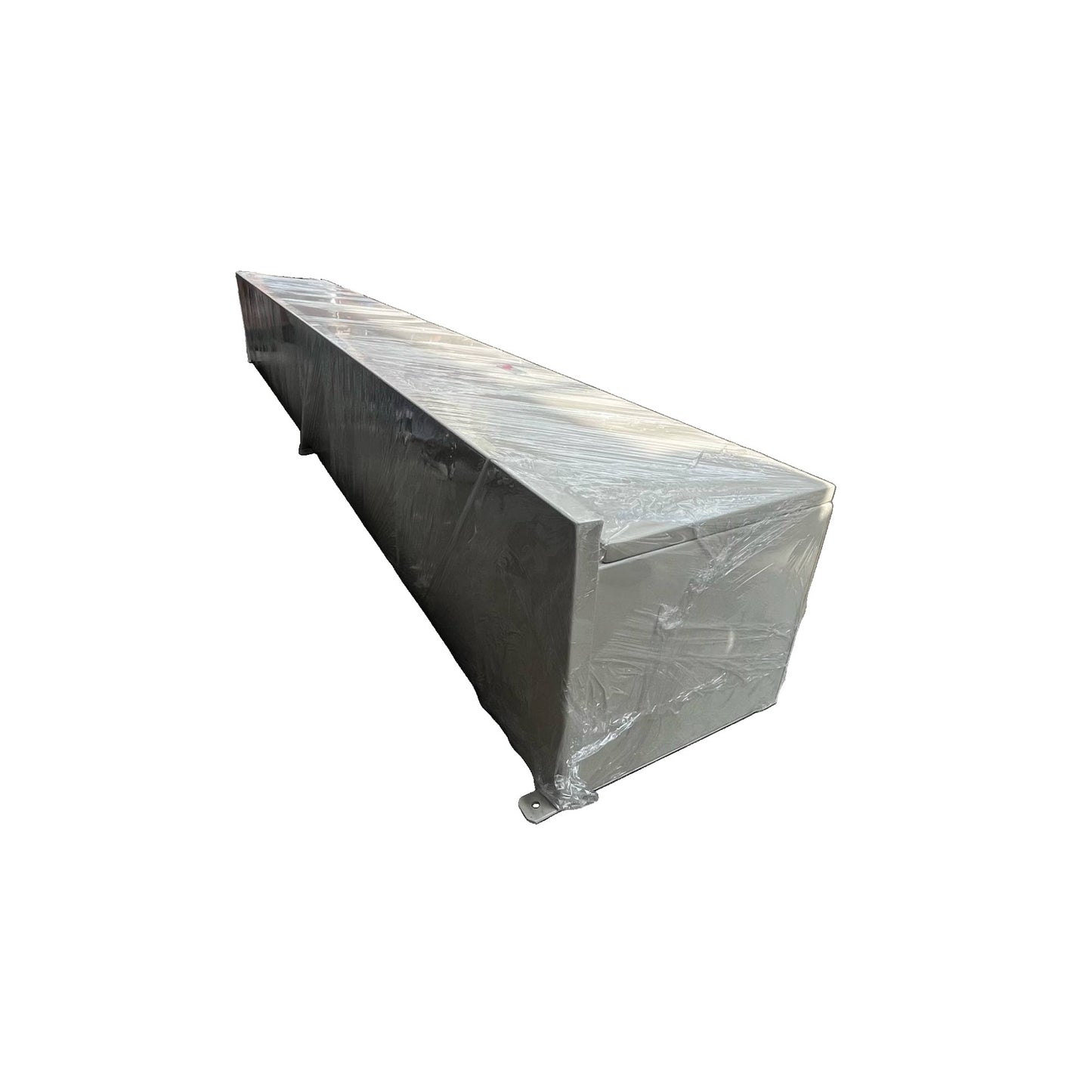 Bus Bar Gutter 3 Phase 600AF long aluminum busbar enclosure wrapped in plastic for electrical installation