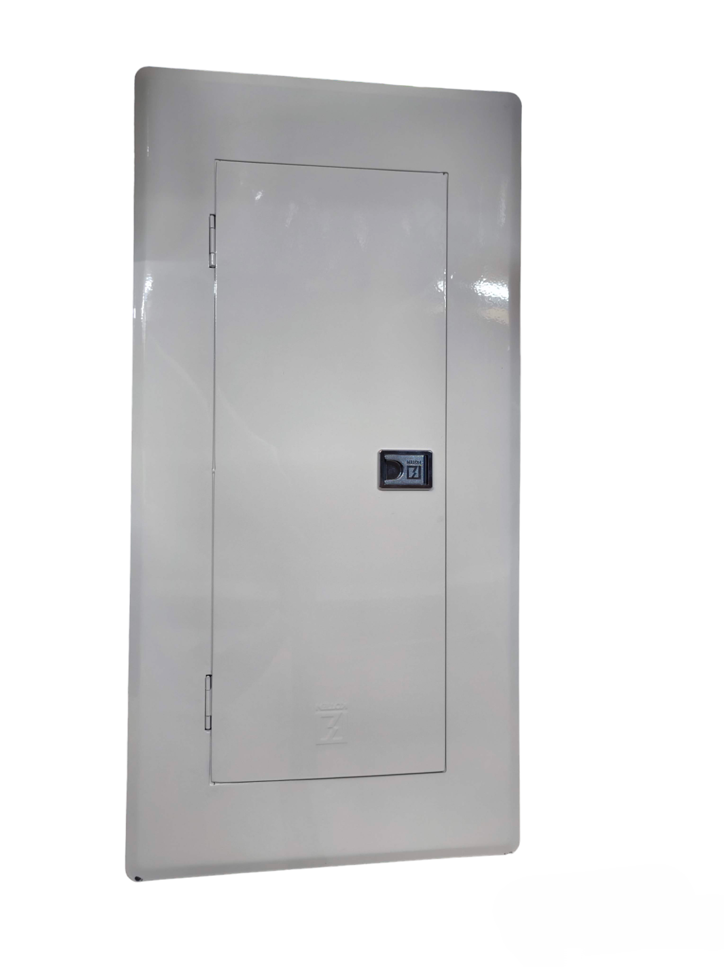 Koten electrical distribution panel 12 Branches 2 Pole HPH Bolt On Flush Type white metal box with hinged door and latch