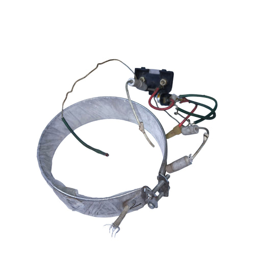 China made electric thermos heating element with wires and metal band for kitchen cooking equipment parts