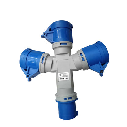 Wixim 16A Industrial Connector Splitter Electx Electrical Supply for reliable power distribution