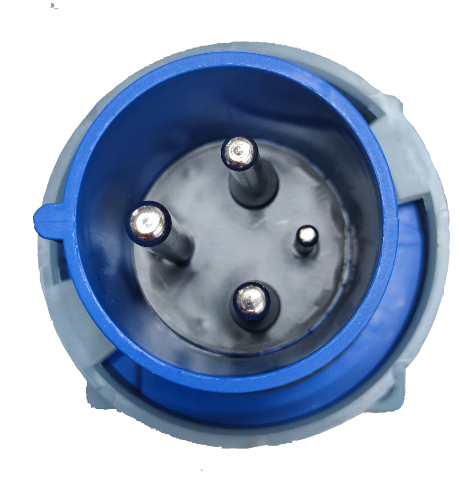 Grippes Electx Electrical Supply Three-Pin Socket With Durable Construction for Electrical Connections