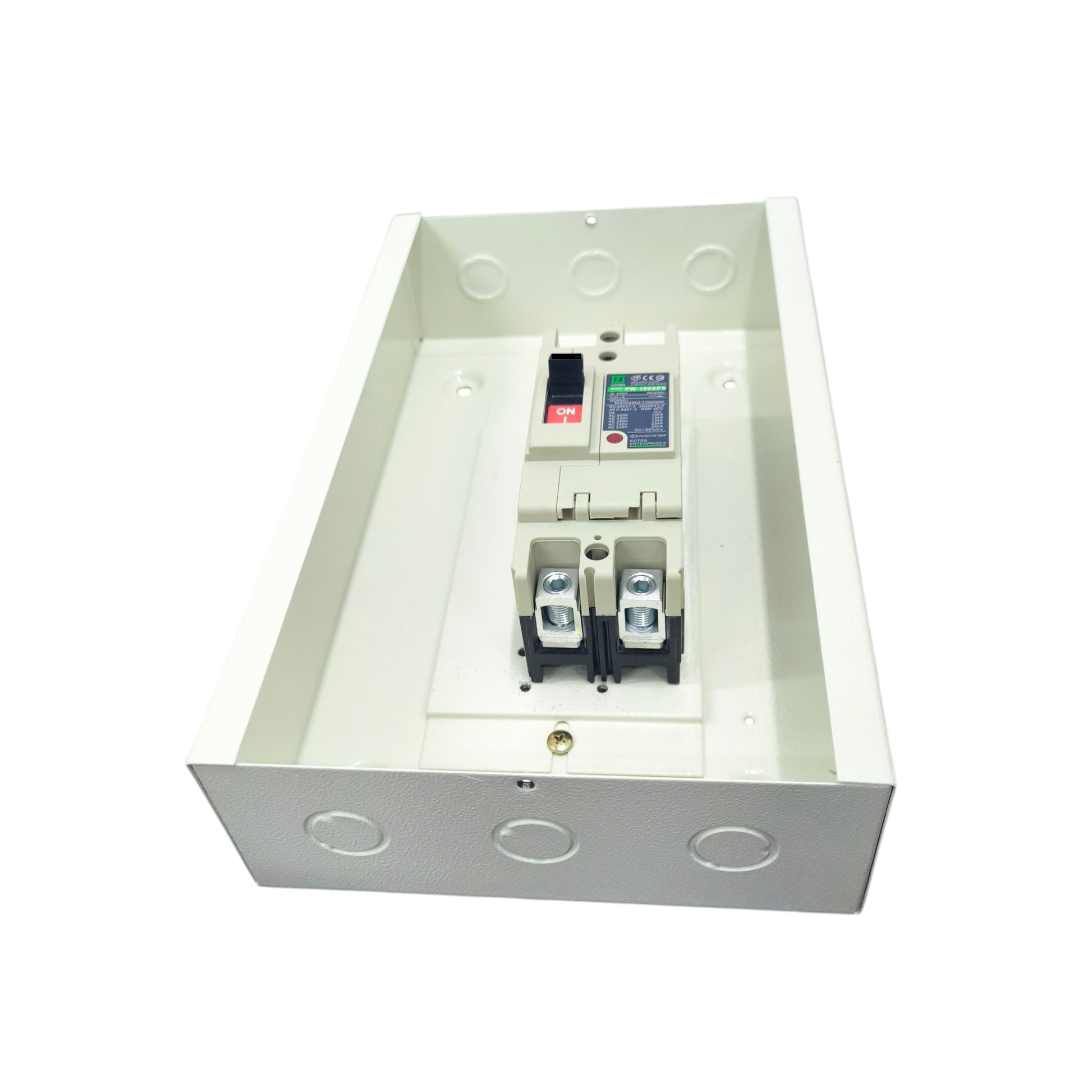 Koten Circuit Breaker for Electx Electrical Supply with protective housing and dual circuit options