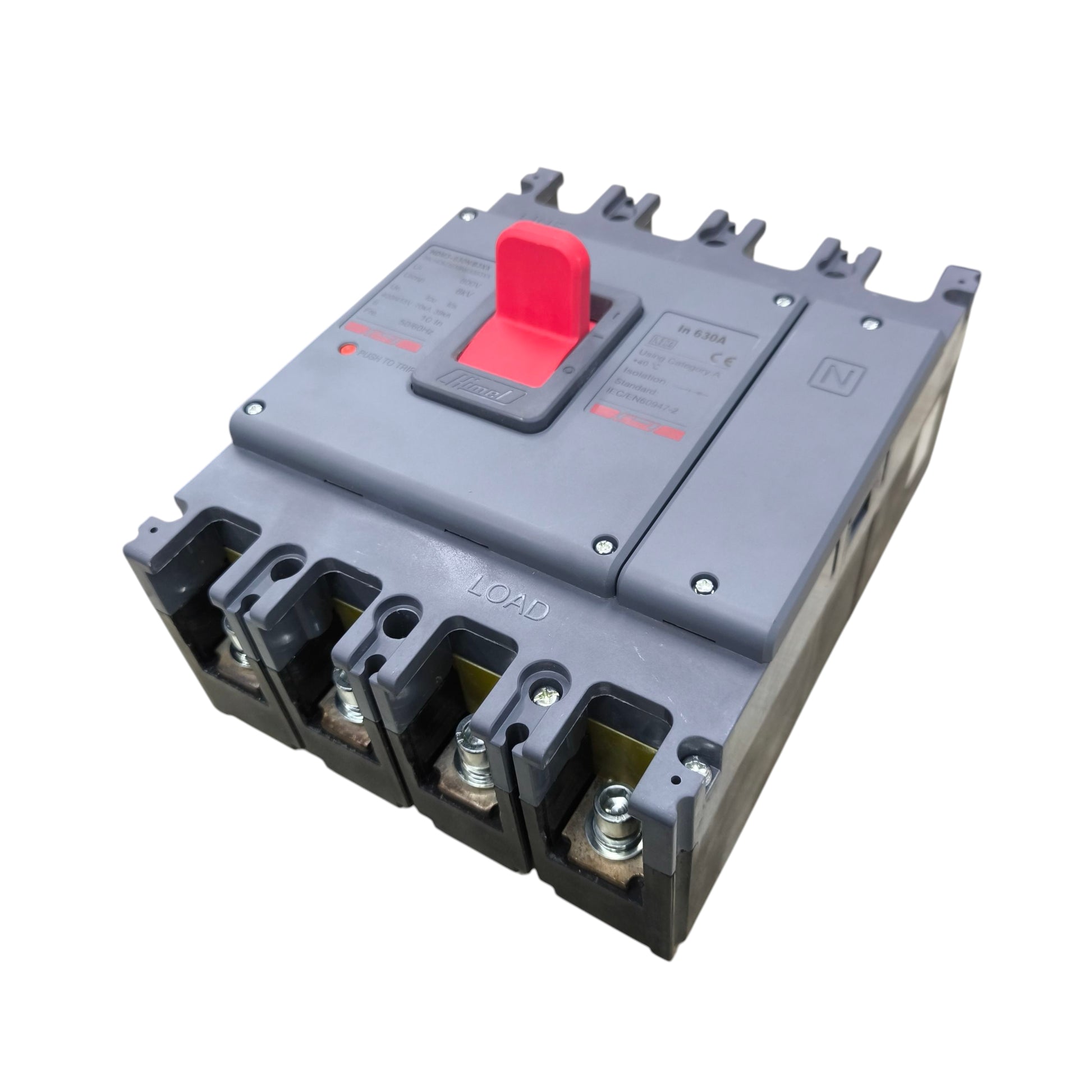 Himel Breaker Points from Electx Electrical Supply with multiple terminal connections and a safety switch