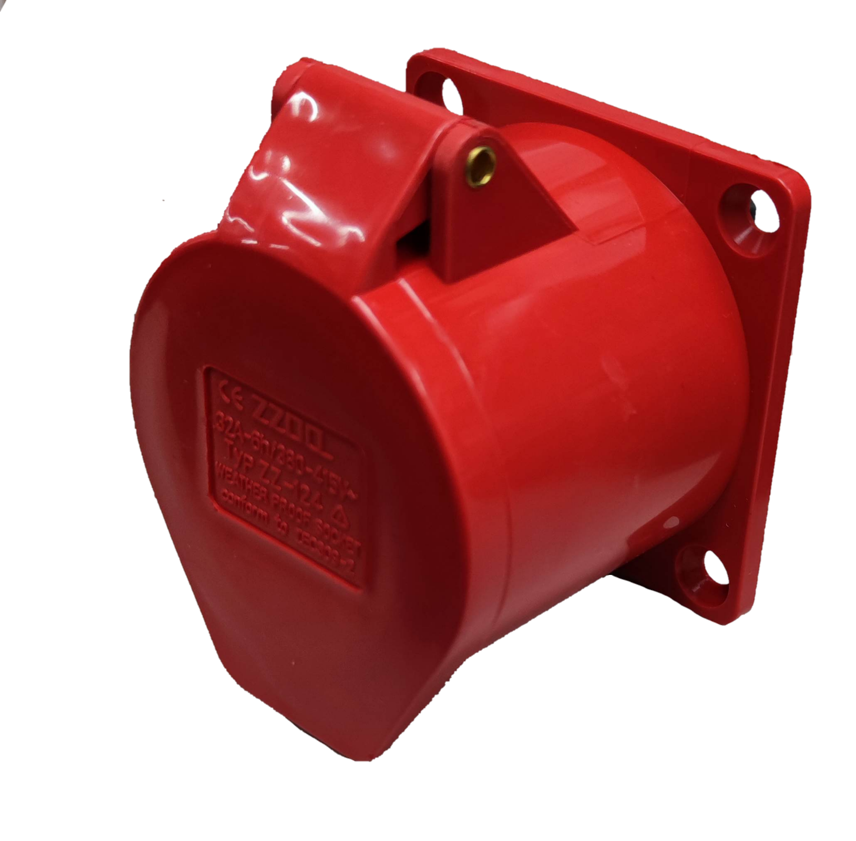 Grippes Red Power Point for Outdoor Use, Compatible with Electx Electrical Supply for Durable Connections