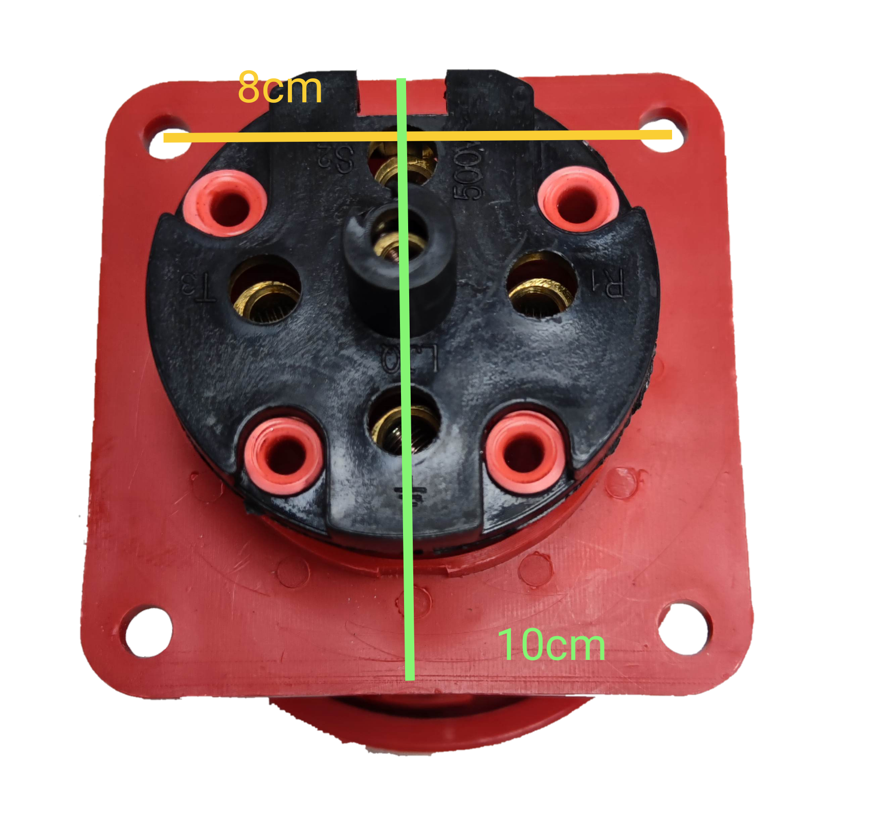 Grippes Electx Electrical Supply Power Point with 8cm and 10cm Dimensions for Easy Installation