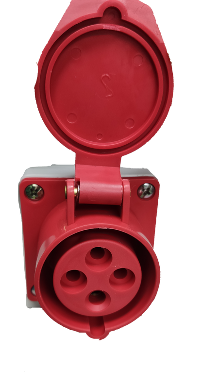 Grippes Red Electrical Connector with Protective Cover for Electx Electrical Supply