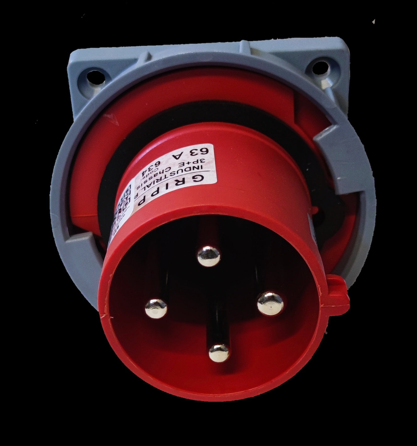 Grippes Electrical Connector with Five Pins for Electx Electrical Supply Applications