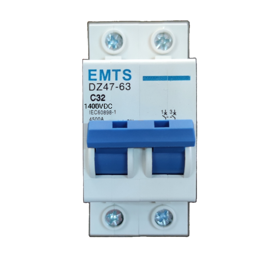 EMTS 32A DC Miniature Circuit Breaker designed for high voltage protection in electrical systems