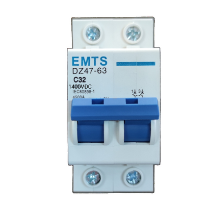EMTS 32A DC Miniature Circuit Breaker designed for high voltage protection in electrical systems